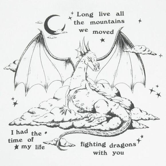 Taylor Swift Speak Now Hoodie size Medium Eras Tour Fighting Dragons Sweatshirt - Picture 4 of 7